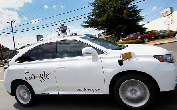 Google driverless car hits bus in California
