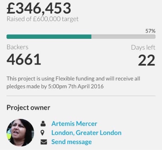Breaking News : Action For Cabbies Crowdfunding Page Has Just Been Updated To Show 22 Day extension.