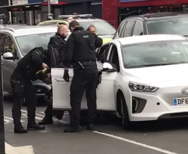 Alleged Uber Driver Arrested By Heavily Armed Officers In Busy High Street