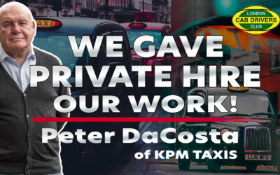 Taxis Gave Work To Private Hire says Peter DaCosta